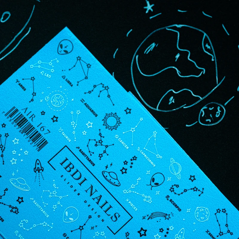 IBDI Constellation and zodiac nail decals / sliders #Air 167