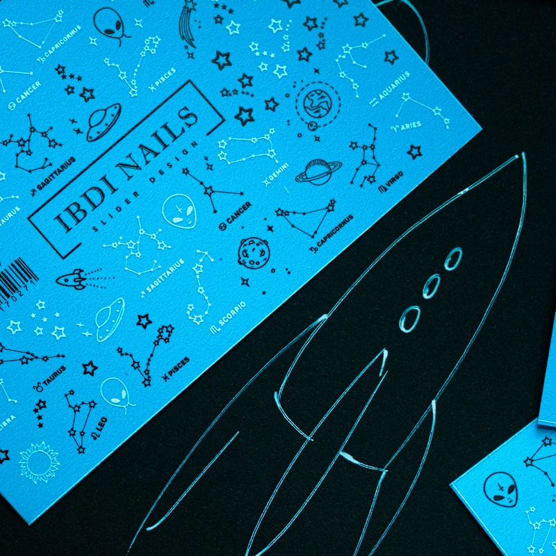 IBDI Constellation and zodiac nail decals / sliders #Air 167