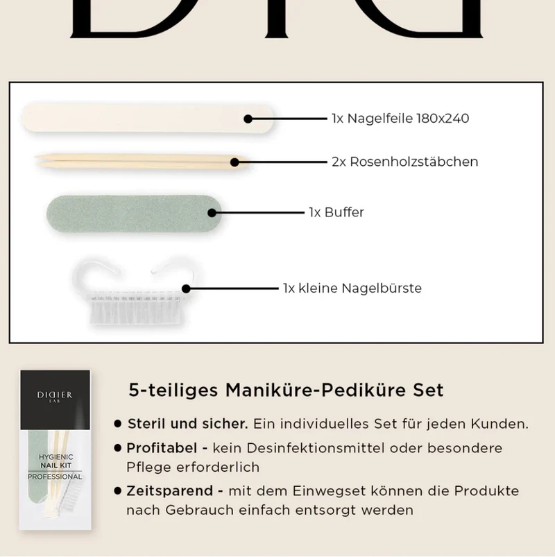 5-Teiliges Maniküre-Pediküre Set DIDIER LAB