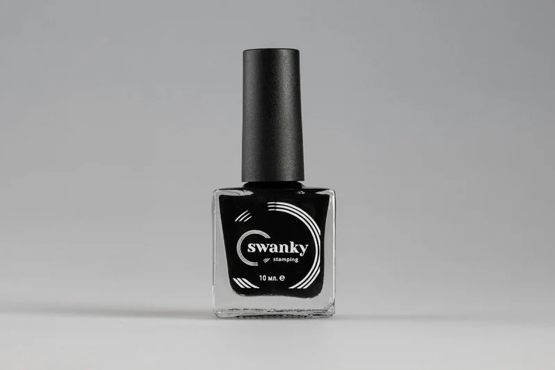 Stampinglack schwarz Nr. 001 von Swanky 10ml/18ml