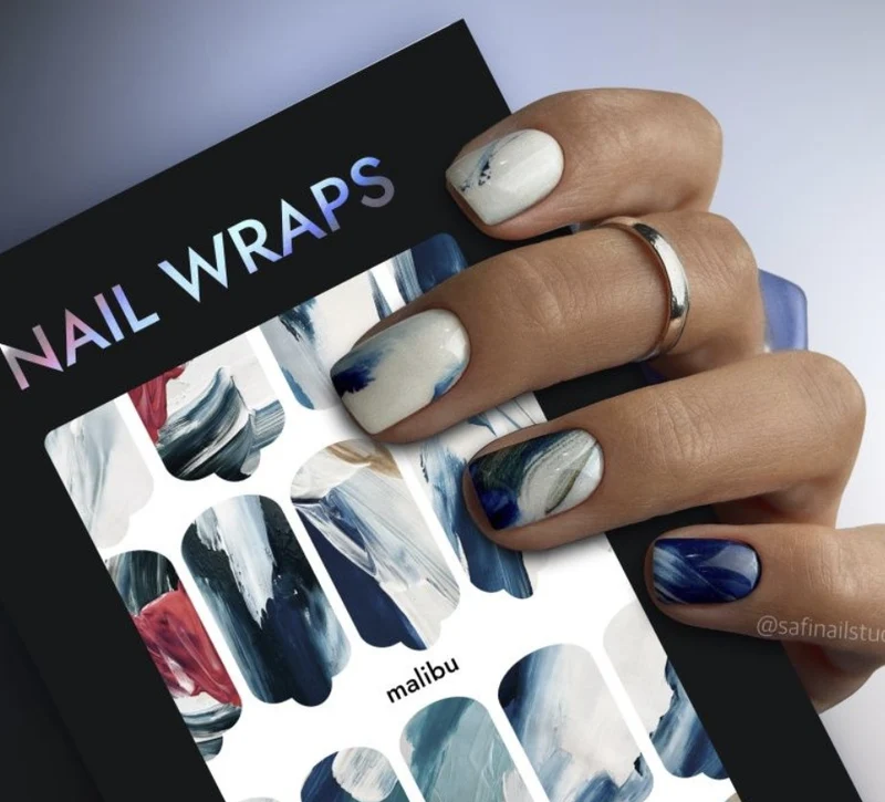 Nagelfolie Malibu - Nail Wraps by provocative nails & safinailstudio