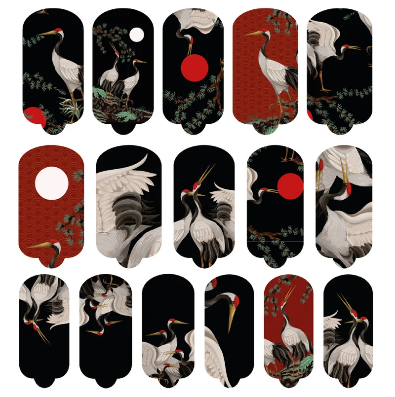 Nagelfolie Kushiro - Nail Wraps by provocative nails & safinailstudio
