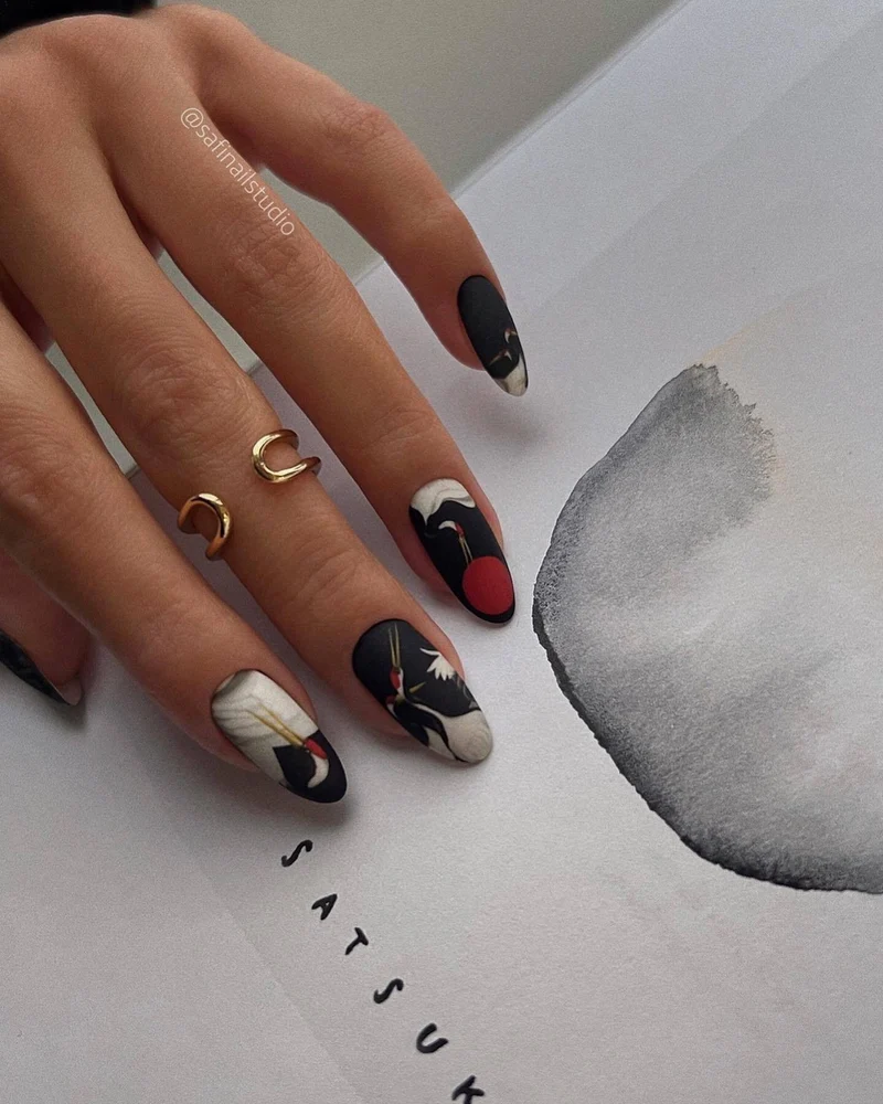 Nagelfolie Kushiro - Nail Wraps by provocative nails & safinailstudio