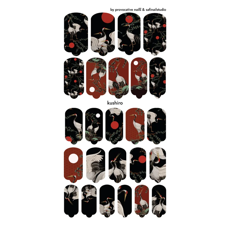 Nagelfolie Kushiro - Nail Wraps by provocative nails & safinailstudio