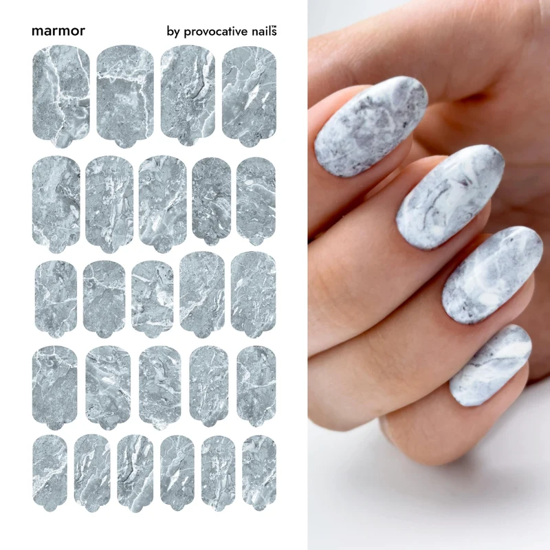 Nagelfolie Marmor - Nail Wraps by Provocative Nails