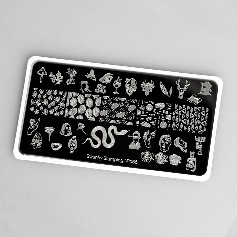 Stamping Platte Schablone Nr. 066 von Swanky