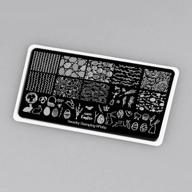 Stamping Platte Schablone Nr. 069 von Swanky