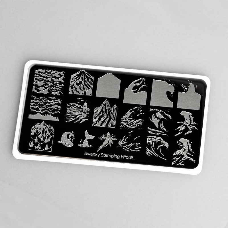 Stamping Platte Schablone Nr. 068 von Swanky