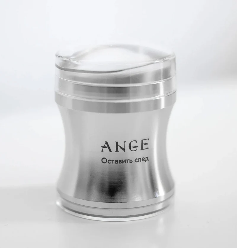 Stempel Clear 4 cm mit Metallischem Korpus ANGE