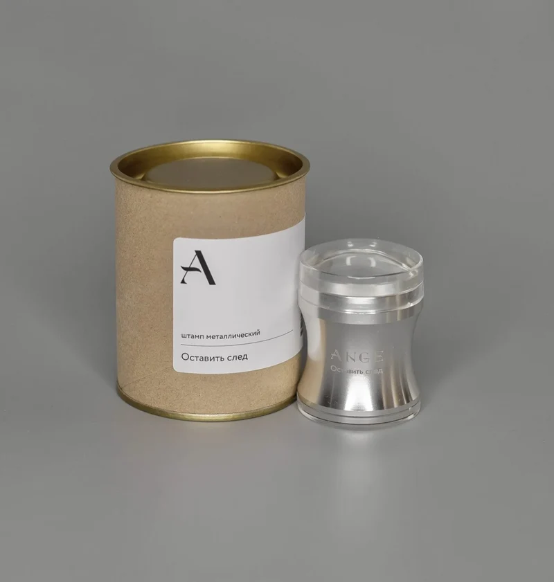 Stempel Clear 4 cm mit Metallischem Korpus ANGE