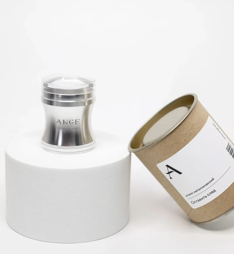 Stempel Clear 4 cm mit Metallischem Korpus ANGE