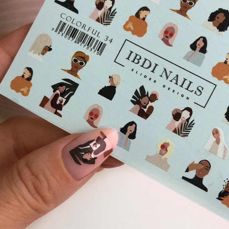 IBDI People nail decals / sliders