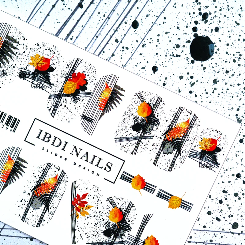IBDI Abstract nail decals / sliders #478
