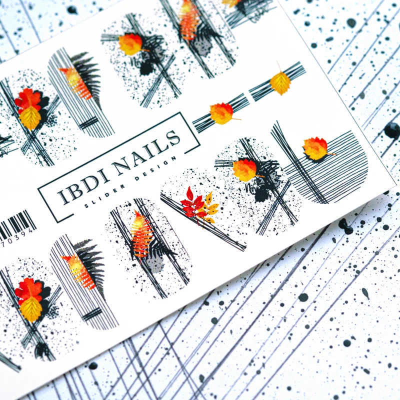 IBDI Abstract nail decals / sliders #478