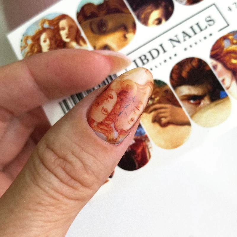 IBDI Statue and artist nail decals / sliders #479
