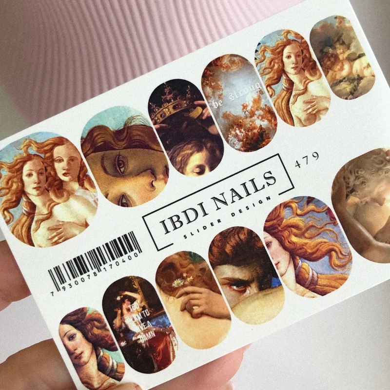 IBDI Statue and artist nail decals / sliders #479