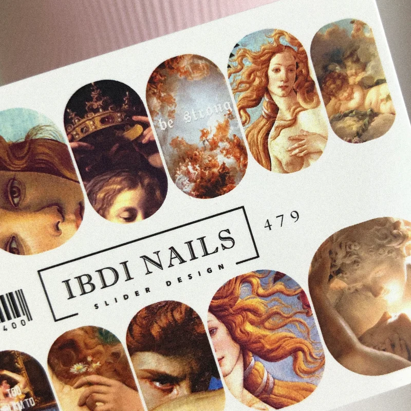 IBDI Statue and artist nail decals / sliders #479