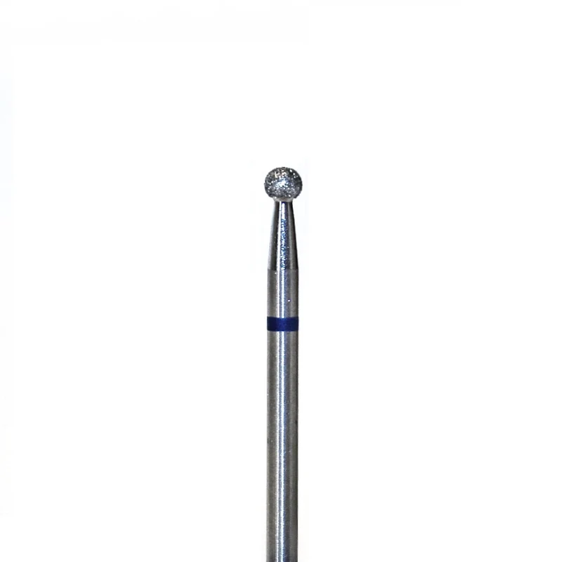Diamond e-file nail drill bit set, Double cut carbide cone, flame (Drop) and ball medium grit, Russian electric file bits
