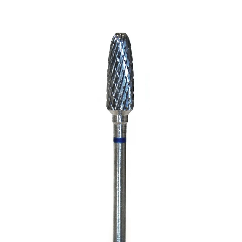 Diamond e-file nail drill bit set, Double cut carbide cone, flame (Drop) and ball medium grit, Russian electric file bits