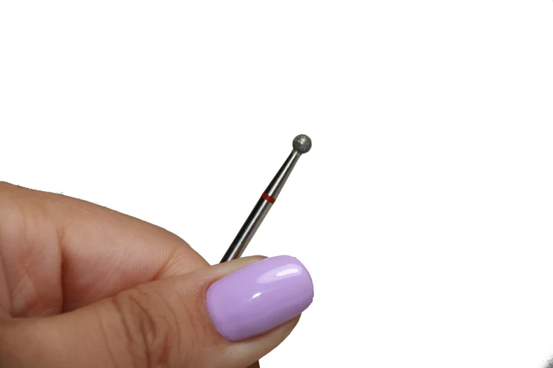 Diamond e-file nail drill bits 031 - large ball, Soft grit, Russian manicure nail drill bits, non painful cuticle cutter