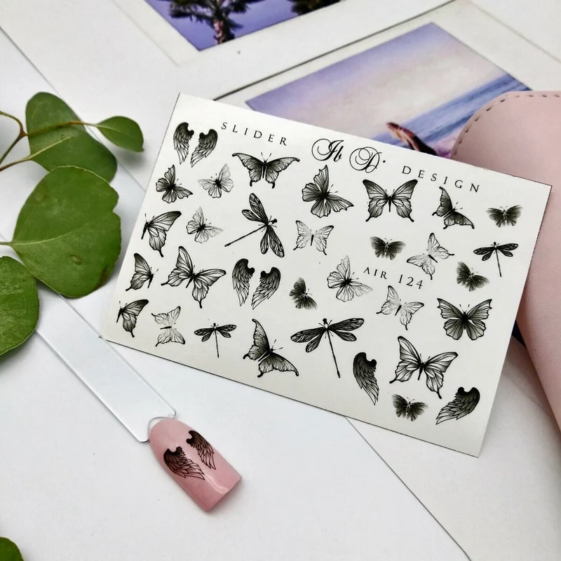 IBDI Butterfly nail decals / sliders #Air 124