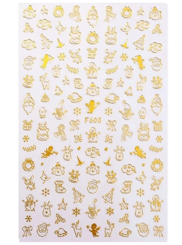 Sticker Wintermotive gold F600