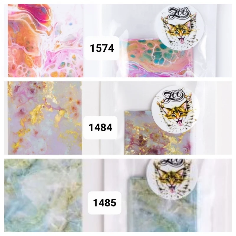 Transfer Folie 'Marmor' in verschiedenen Farben von ZOO Nails