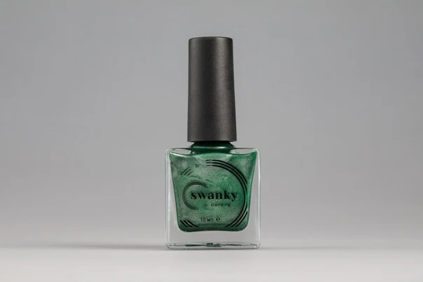 Stampinglack dunkel grün metallic Nr. 08 von Swanky