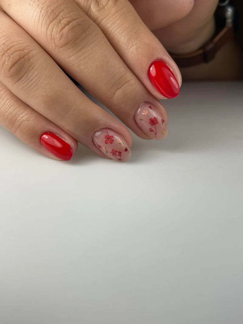 Haruyama Red gel nail polish 502