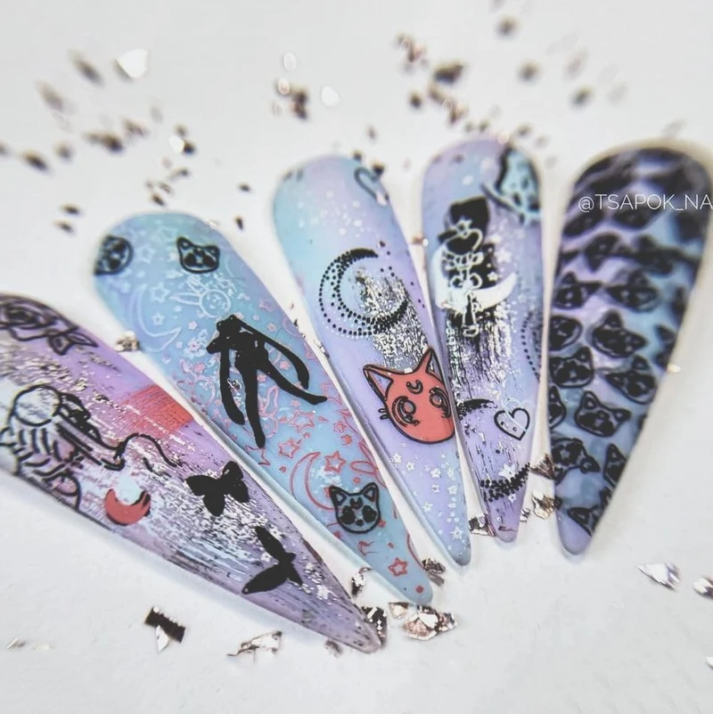 Stamping Platte Schablone Nr. 077 von Swanky