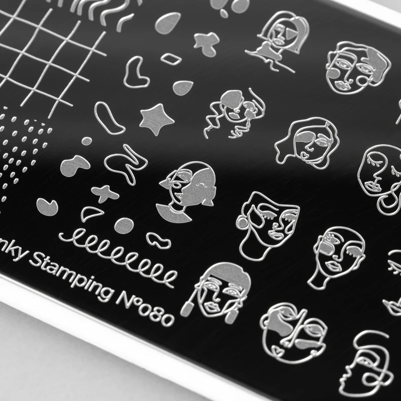 Stamping Platte Schablone Nr. 080 von Swanky