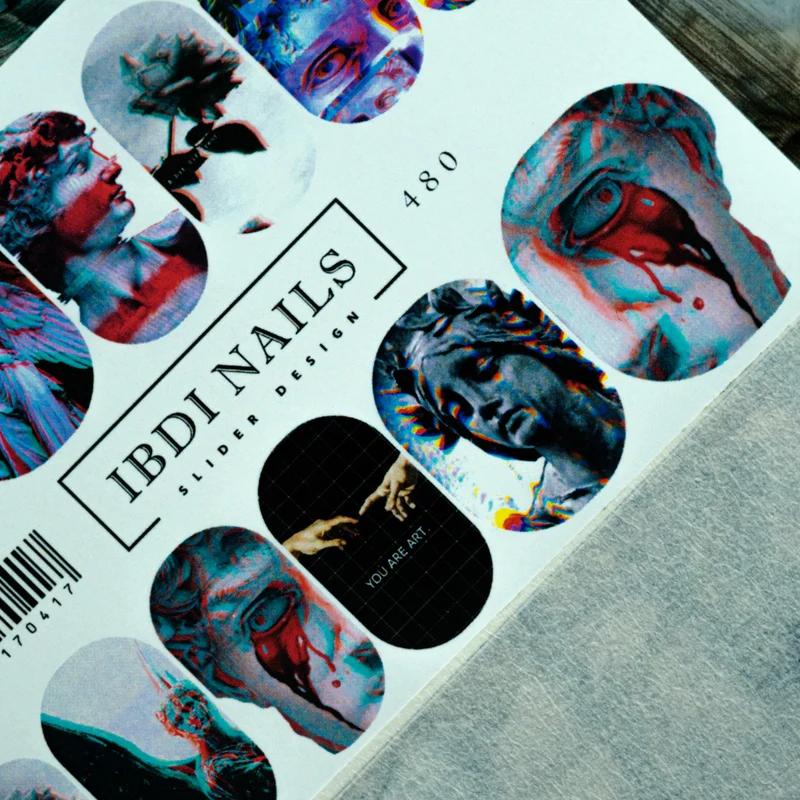 IBDI Statue nail decals / sliders 480