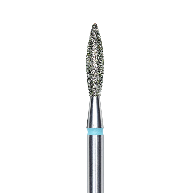 Fräseraufsatz FLAMME Diamant Bit 'mittel' (blau) in Größen: 1,4mm bis 2,3mm von STALEKS