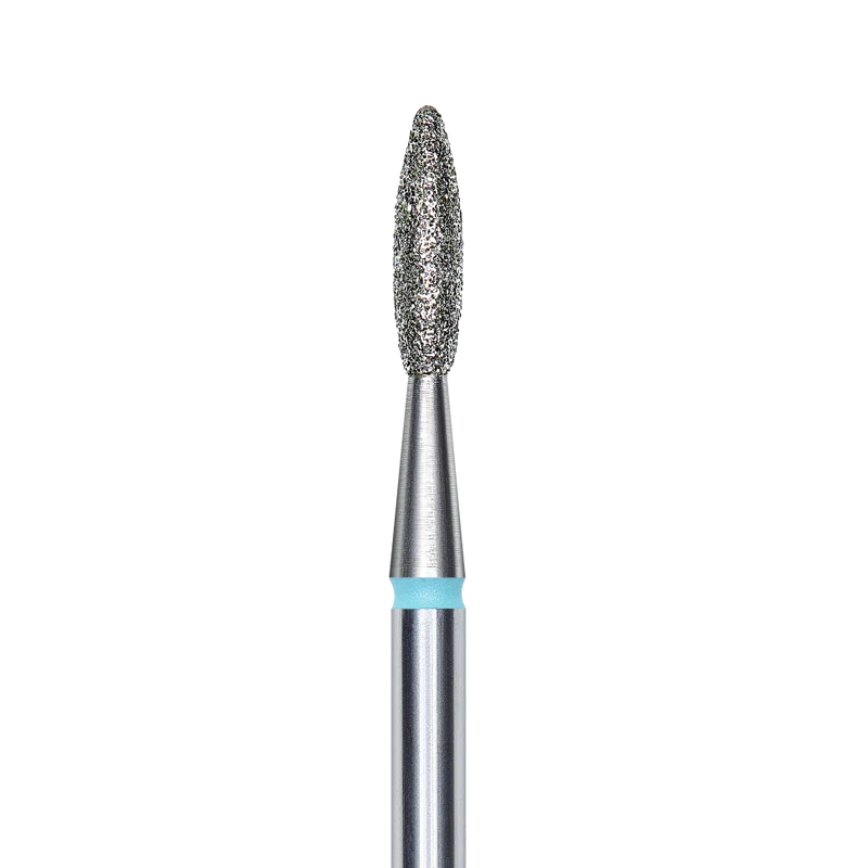 Fräseraufsatz FLAMME Diamant Bit 'mittel' (blau) in Größen: 1,4mm bis 2,3mm von STALEKS