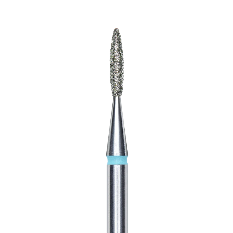 Fräseraufsatz FLAMME Diamant Bit 'mittel' (blau) in Größen: 1,4mm bis 2,3mm von STALEKS