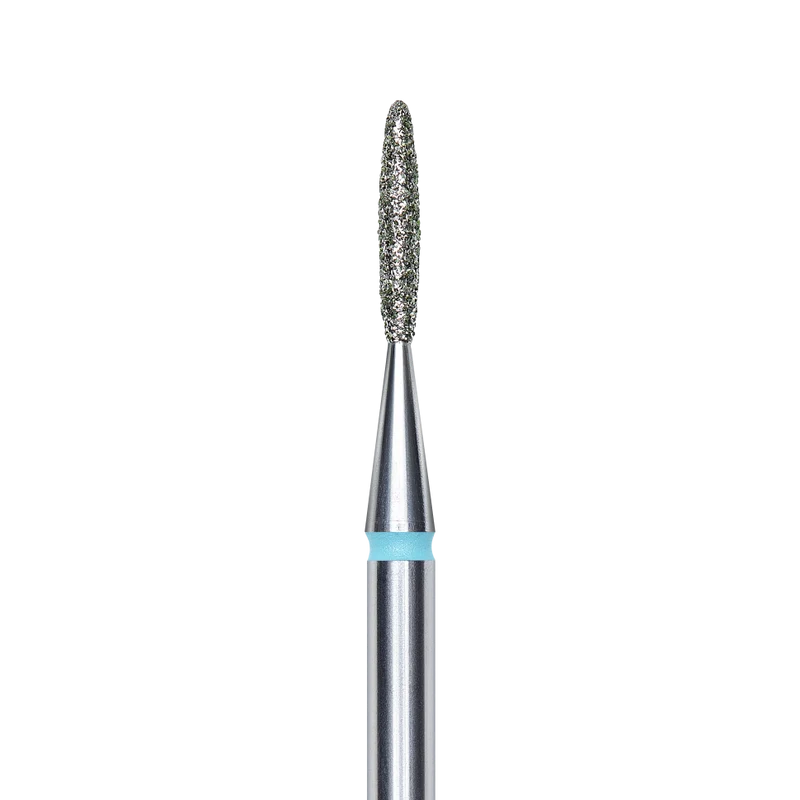 Fräseraufsatz FLAMME Diamant Bit 'mittel' (blau) in Größen: 1,4mm bis 2,3mm von STALEKS