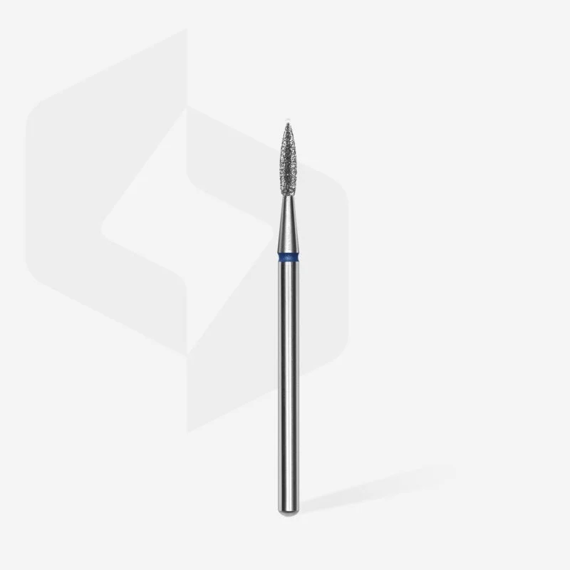 Fräseraufsatz Flamme 'SPITZ' Diamant Bit mittel (blau) in Größen: 1,6 - 2,1mm von STALEKS