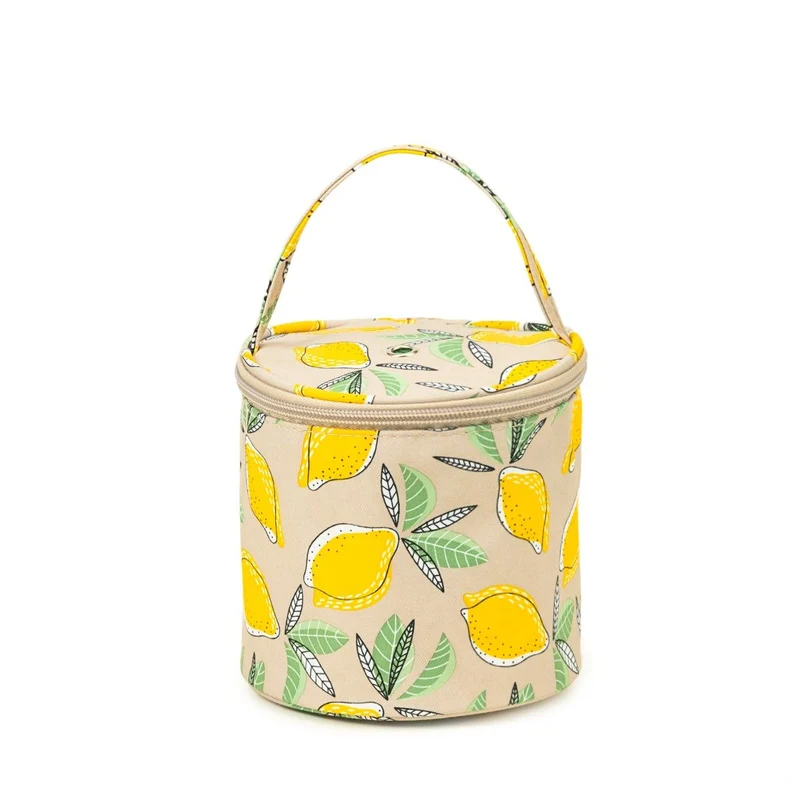 Garnhaltertasche mit Aufdruck