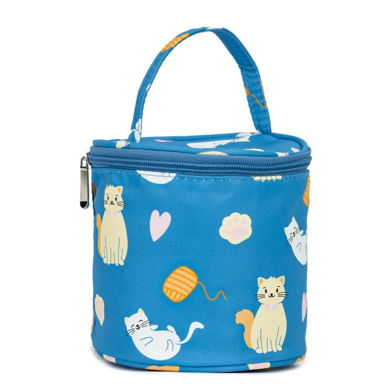 Garnhaltertasche mit Aufdruck