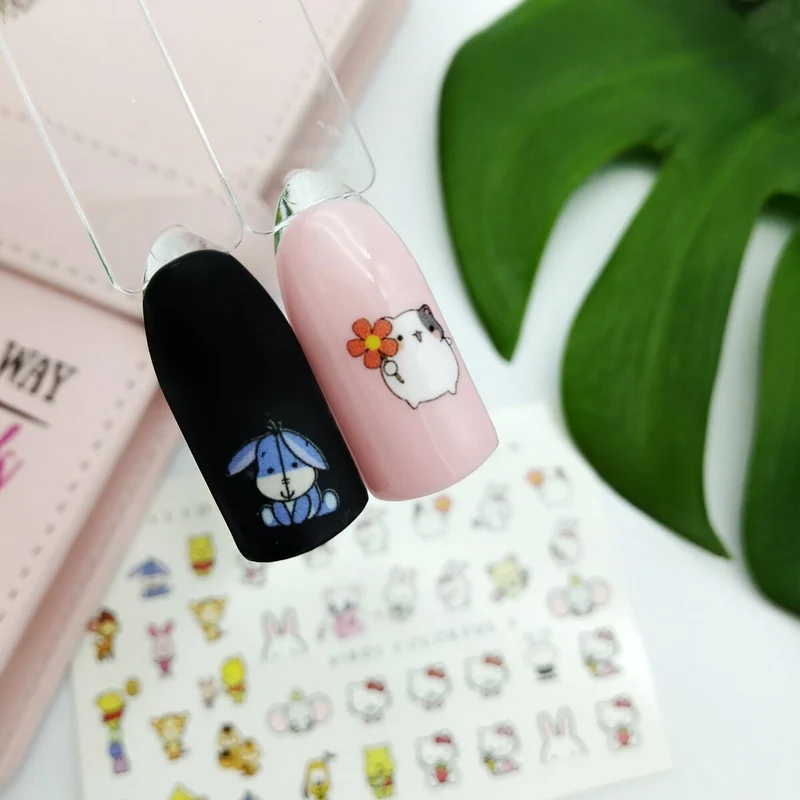 IBDI Hello kitty nail decals / sliders COLORFUL 4