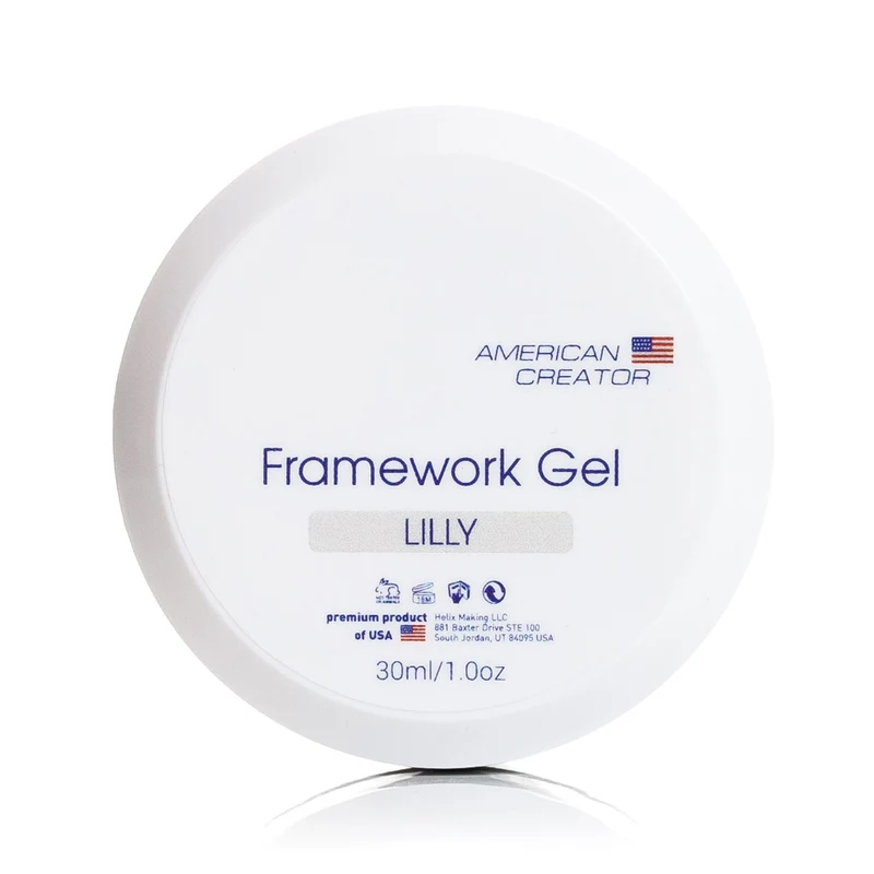 LILLY - NO FILE FRAMEWORK GEL 30ml AMERICAN CREATOR