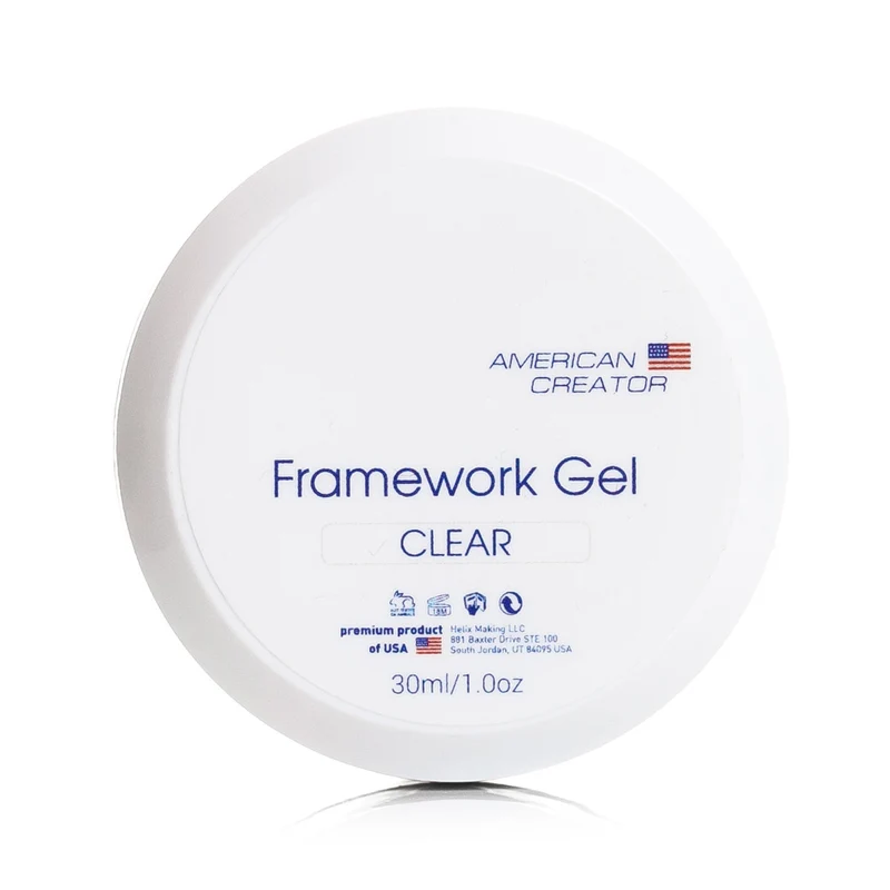 CLEAR - FRAMEWORK GEL 30ml AMERICAN CREATOR