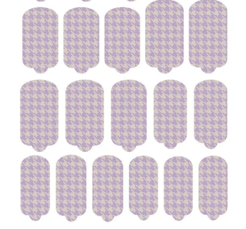 Nagelfolie Hound's tooth - Nail Wraps by Provocative Nails