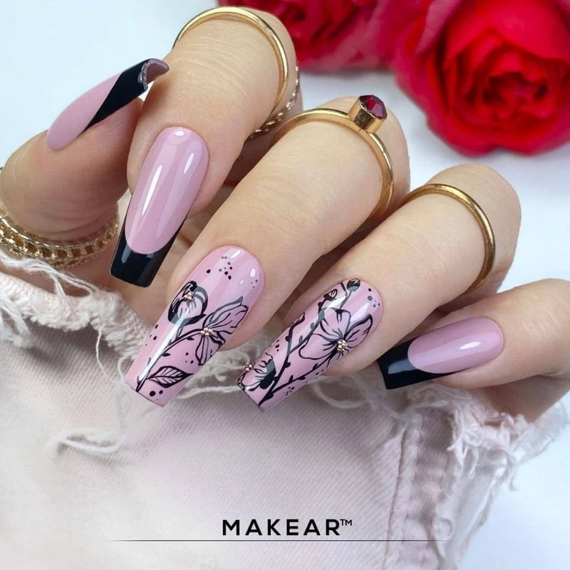 BLACK 02 - Stamping + Paint Gel (no wipe) ProArt 10ml MAKEAR