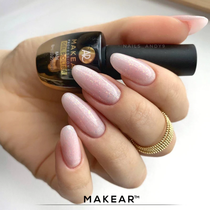 01 Lyra - Sparkling Rubber Base 8ml MAKEAR
