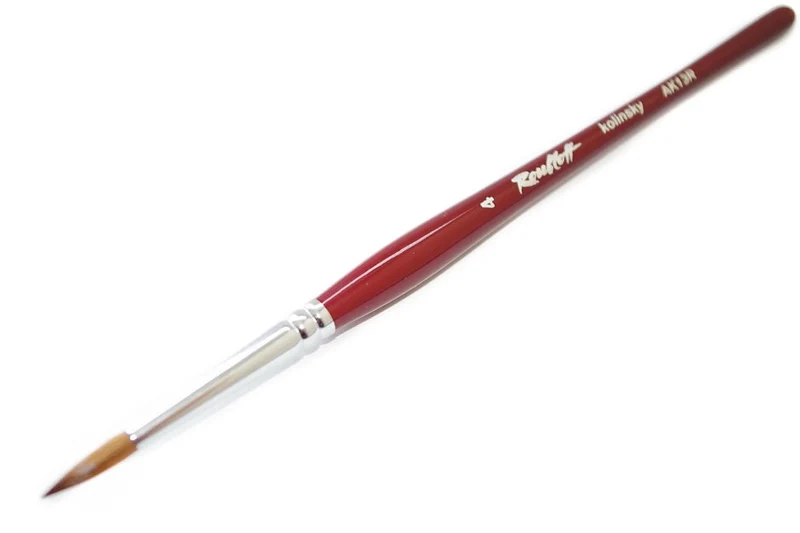 Roubloff Pinsel für das Modellieren der Fingernägel mit dem Acryl. AK13R Gr. 4-7