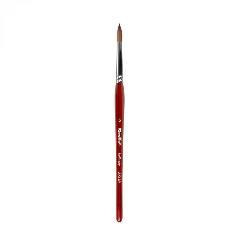 Roubloff Pinsel für das Modellieren der Fingernägel mit dem Acryl. AK13R Gr. 4-7