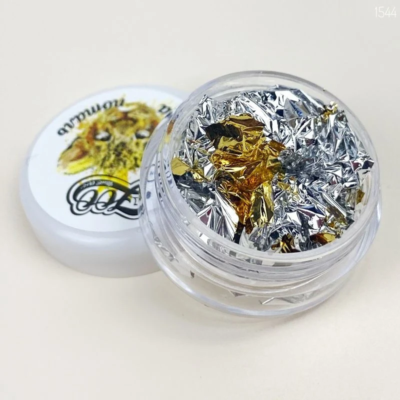 GOLD-SILVER - FLAKES ZooNail