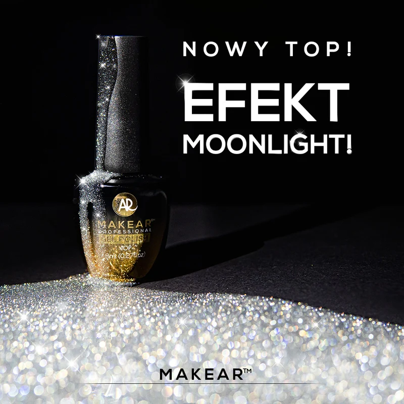 FLASH ON Top Moonlight - Top Coat (No Wipe) 8ml MAKEAR