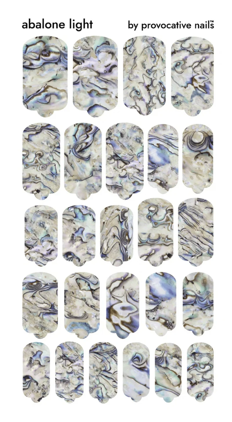 Nagelfolie Abalone Light - Nail Wraps by Provocative Nails